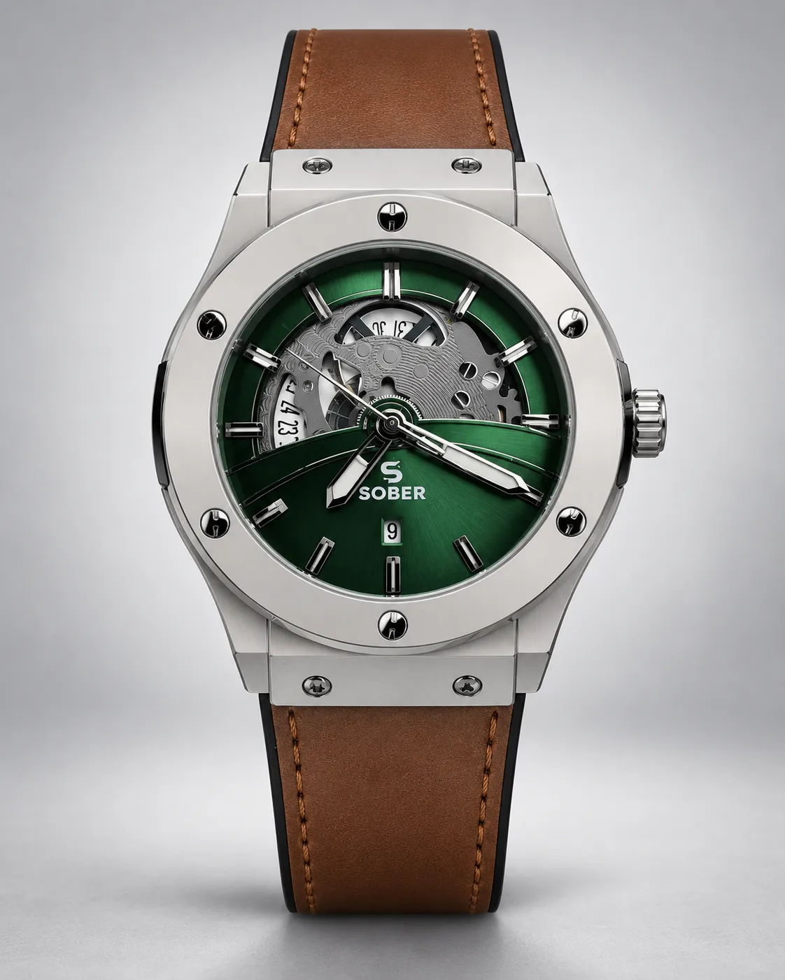 SOBER Premium Open-Heart Style Quartz Watch