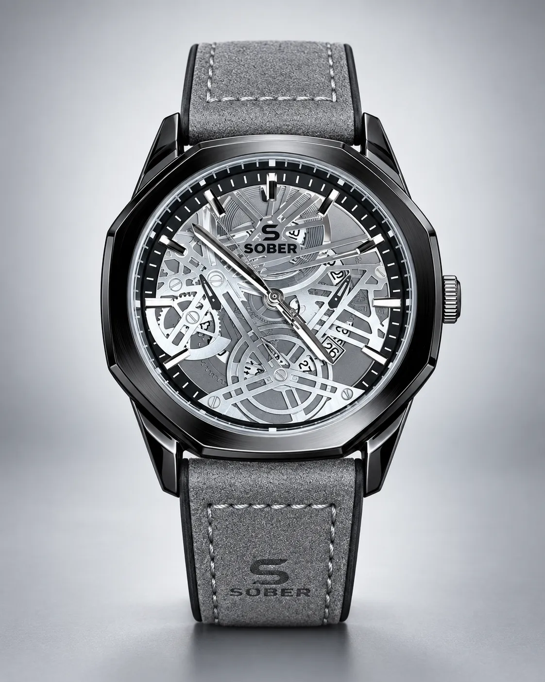 SOBER Skeleton Style Men’s Quartz Watch – SB-SK-01