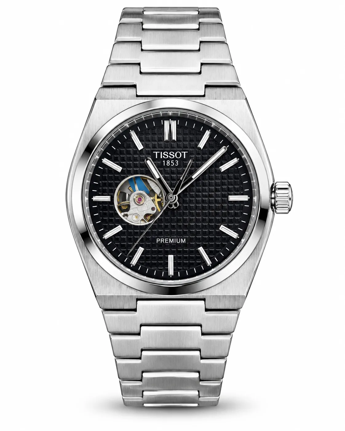 TISSOT Inspired Open Heart Automatic Mechanical Watch for Men